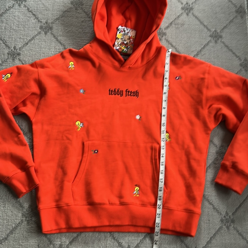 Teddy Fresh Looney Tunes Tweety Bird Embroidered Hoodie - Picture 6 of 8